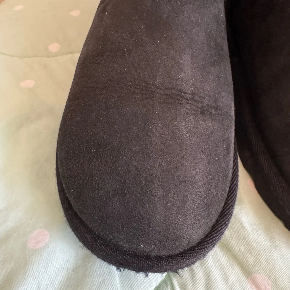 UGG Black Suede Boots Kids size 3